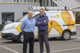 Guernsey Fibre Community Liaison Officers Paul McKane and Steve Holford